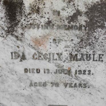 MAULE Ida Cecily -1923