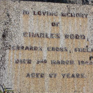 RODD Charles -1942