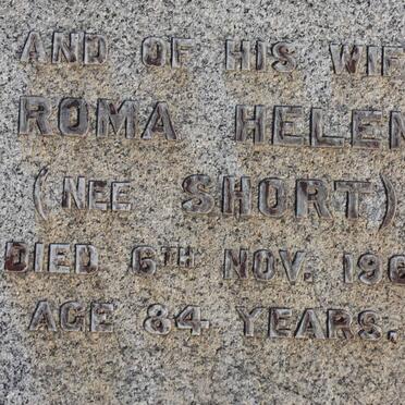 RODD Roma Helen nee SHORT -1961
