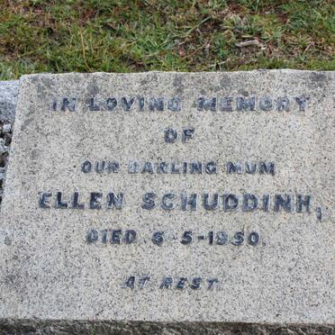 SCHUDDINH Ellen -1950