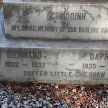 SCHUDDINH Bernard 1932-1937 :: SCHUDDINH Daphne 1935-1936