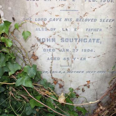 SOUTHGATE John -1904