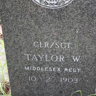TAYLOR W. -1903