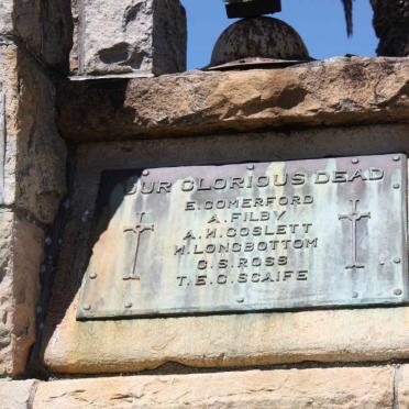 3. Tin Hat in Remembrance placed on the Memorial in Memory of Fallen comrades 29.4.1990