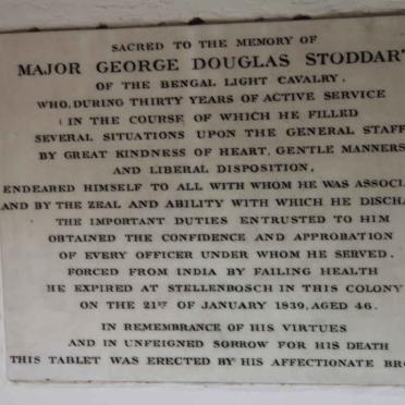 STODDART George Douglas -1839