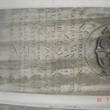 EERTEN Casparus, van -1819