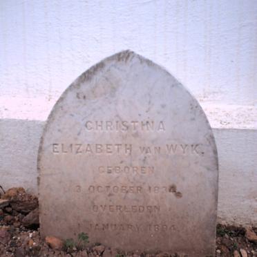 WYK Christina Elizabeth, van 1834-1894