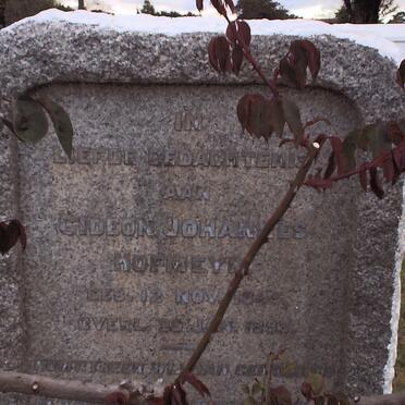 HOFMEYER Gideon Johannes 184?-1893