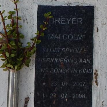 DREYER Malcolm 2007-2008