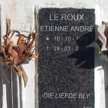 ROUX Etienne Andre, le 1933-2010