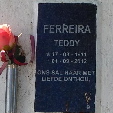 FERREIRA Teddy 1911-2012