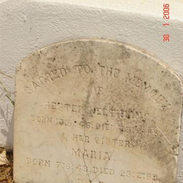 NEETHLING Hester 1846-1868 :: NEETHLING Maria 1848-1869