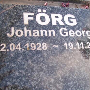 FÖRG Johann Georg 1928-2007