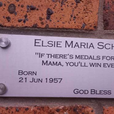 SCHOEMAN Elsie Maria 1957-2022