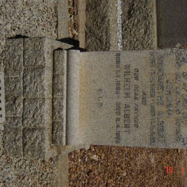 ALBERT Wilhelm 1886-1985 &amp; Johanna Margarethe 1892-1990