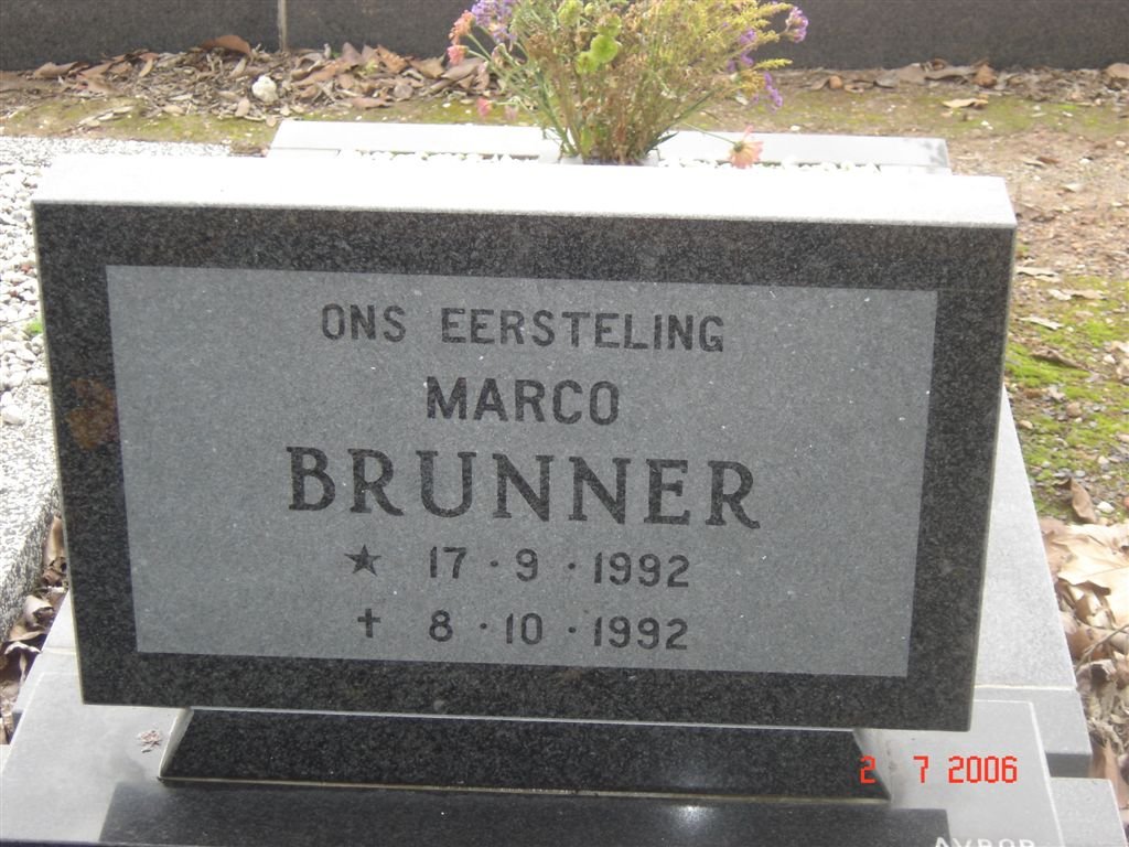 BRUNNER Marco 1992-1992