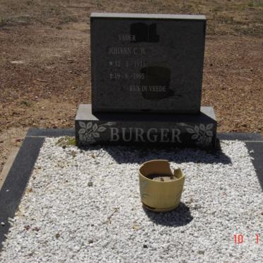 BURGER Johann C.W. 1931-1995