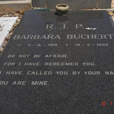 BUCHERT Barbara 1919-1992