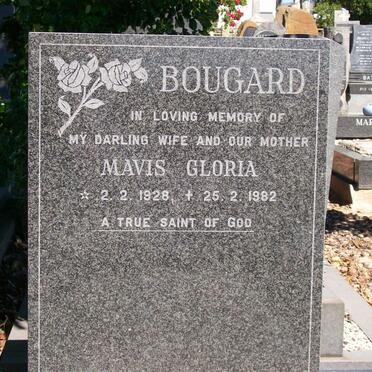 BOUGARD Mavis Gloria 1928-1982