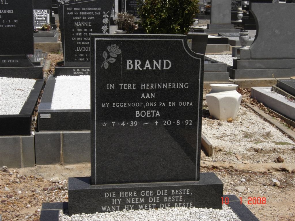 BRAND Boeta 1939-1992