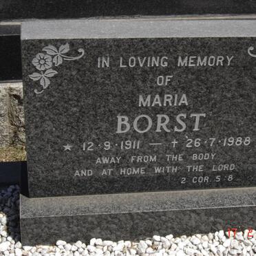 BORST Maria 1911-1988