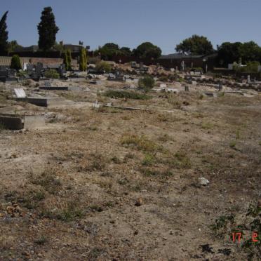 4. Overview of the newer part of the cemetery