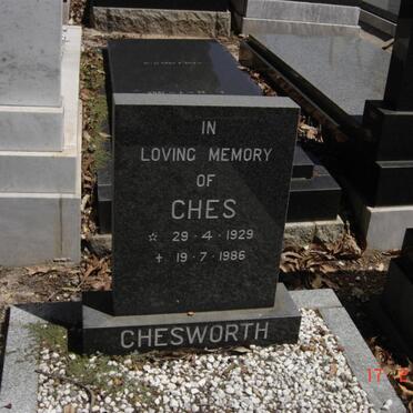 CHESWORTH Ches 1929-1986