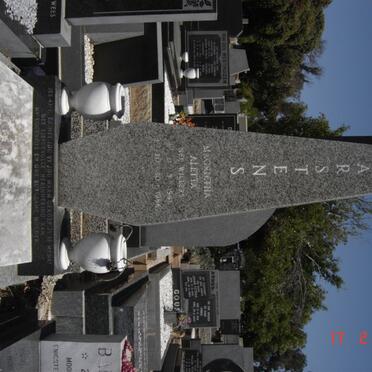 CARSTENS Magrietha Aletta nee WILLERS 1941-1986