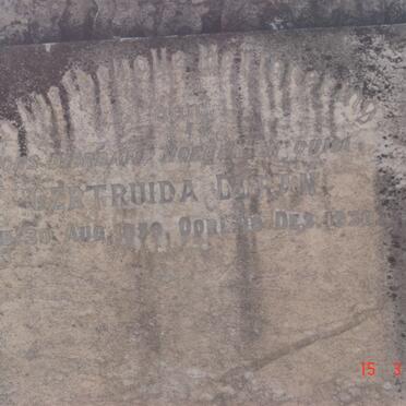 DURAN Gertruida 1859-1938