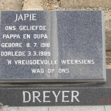 DREYER Japie 1918-1989