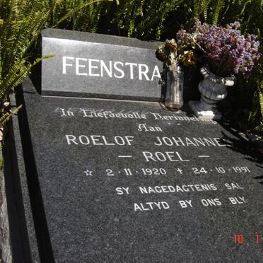 FEENSTRA Roelof Johannes 1920-1991