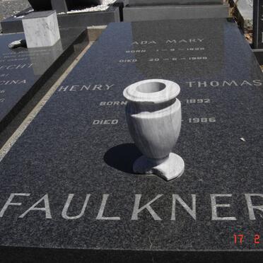 FAULKNER Henry John Thomas 1892-1986 &amp; Ada Mary 1898-1988