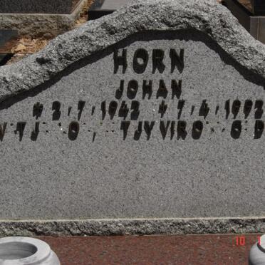 HORN Johan 1942-1992