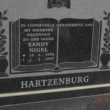 HARTZENBURG Sandy Nigel 1952-1997