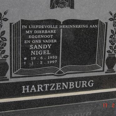 HARTZENBURG Sandy Nigel 1952-1997