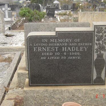 HADLEY Ernest -1966