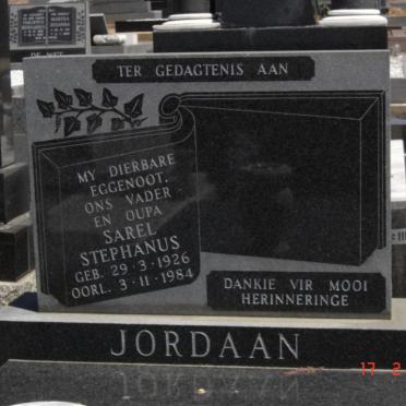 JORDAAN Sarel Stephanus 1926-1984