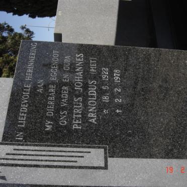 KITSHOFF Petrus Johannes Arnoldus 1922-1978