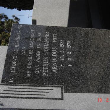 KITSHOFF Petrus Johannes Arnoldus 1922-1978