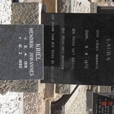 KRIEL Hendrik Johannes 1919-1993 :: THERON Laura  -1972