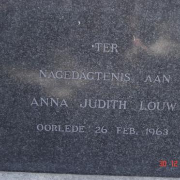 LOUW Anna Judith -1963