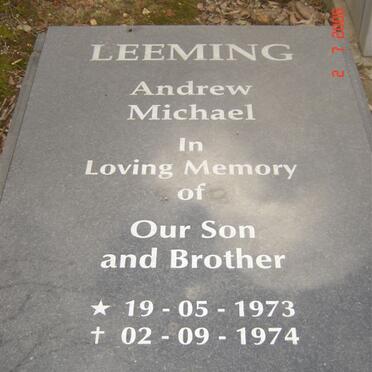 LEEMING Andrew Michael 1973-1974