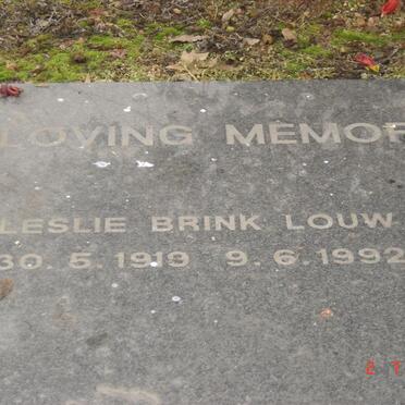 LOUW Leslie Brink 1919-1992