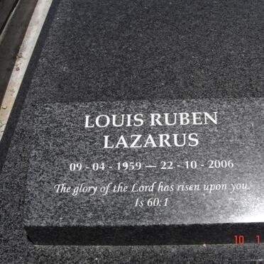 LAZARUS Louis Ruben 1959-2006