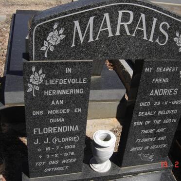 MARAIS Andries -1989 :: MARAIS Florendina J.J. 1908-1976