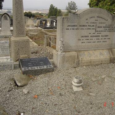 MALAN Johannes J. 1874-1941 &amp; Maria M. J. MOSTERT 1876-1961