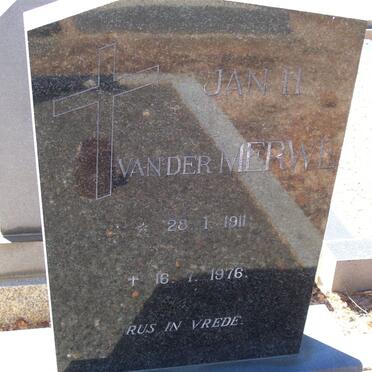 MERWE Jan H., van der 1911-1976