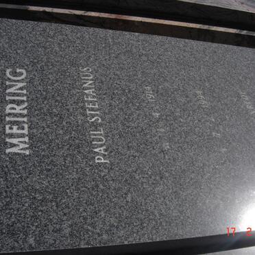MEIRING Paul Stefanus 1914-1994