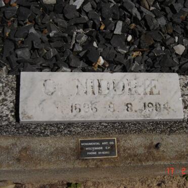 NIDDRIE C. 1896-1984