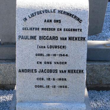 NIEKERK, van :: LOUBSER :: DE GOEDE :: HOLLOWAY